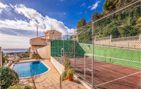 Awesome Home In Santa Susanna With House Sea View